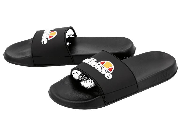 Zwarte Ellesse slippers: comfort en stijl.