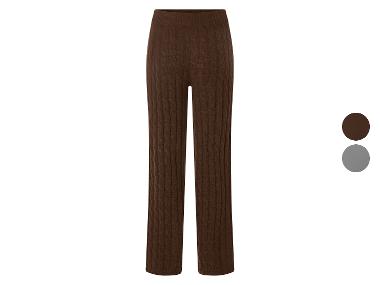 ESMARA® Dames gebreide broek, met kabelpatroon