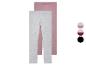 Twee paar leggings in grijs en roze.
