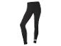 Zwarte dameslegging met wit logo op het been.