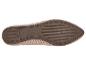 Beige damesballerina's met getextureerde zool, onderaanzicht