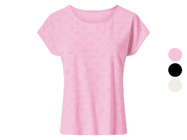 ESMARA® Dames T-shirt met broderie anglaise