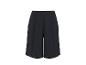 Zwarte wijde shorts met tailleband