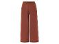 Bruinrode wijde broek.