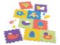 Kleurrijke schuimrubberen puzzelmatten met dieren- en voertuigvormen