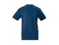Blauw heren T-shirt met korte mouwen en bliksemprint