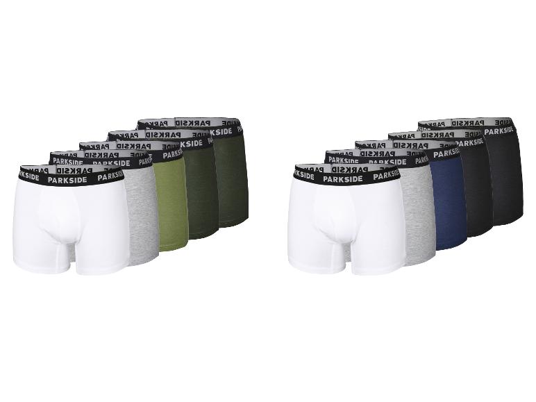 Parkside boxershorts voor heren in diverse kleuren, 2 verpakkingen van 5 stuks