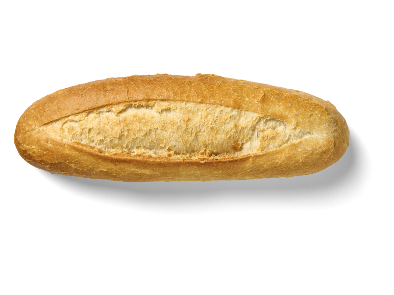 Vers gebakken knapperig baguettebroodje