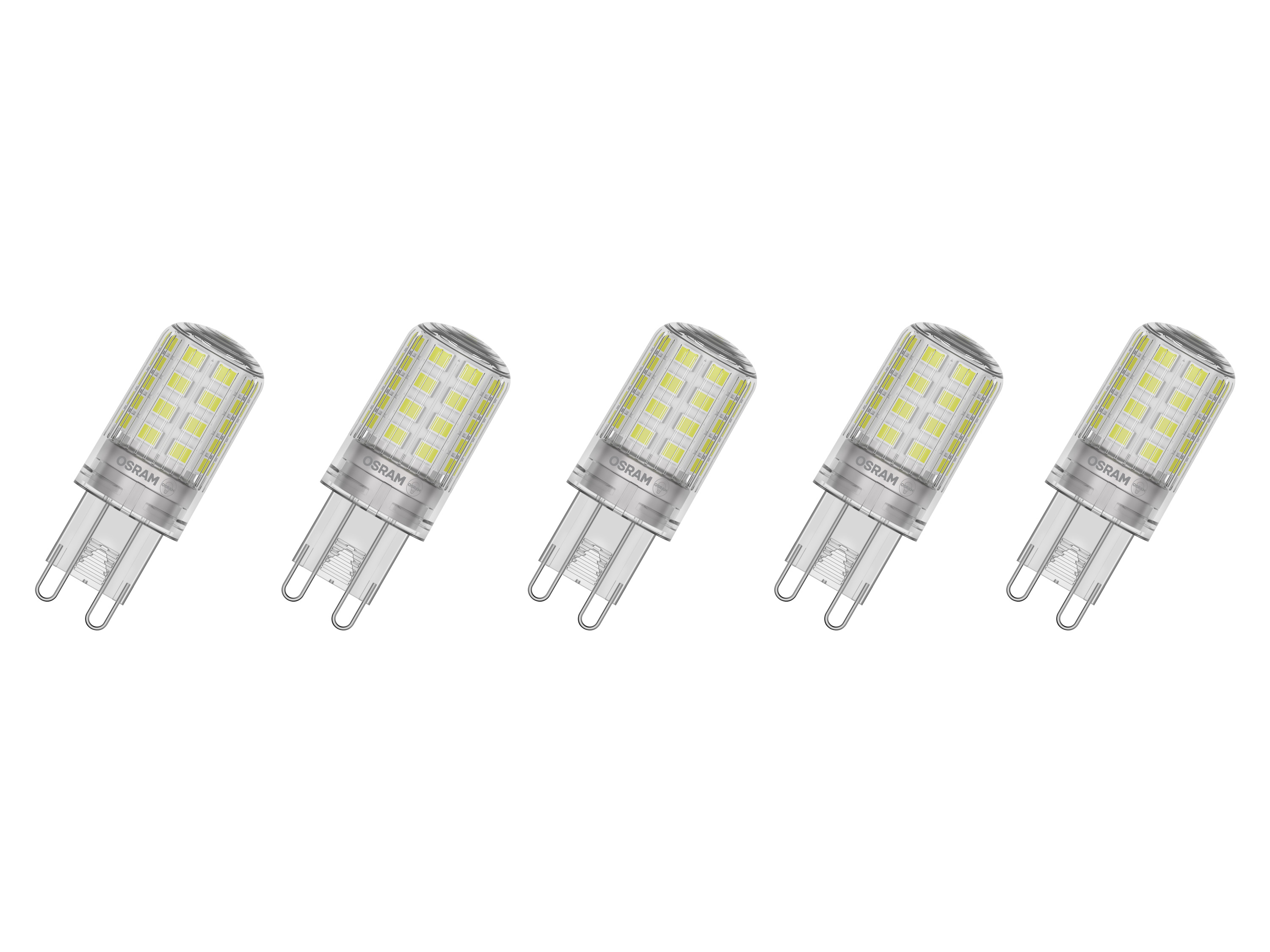 OSRAM Set van 5 G9 LED-lampen Base CL (Pin40, 2700 K, Transparant)