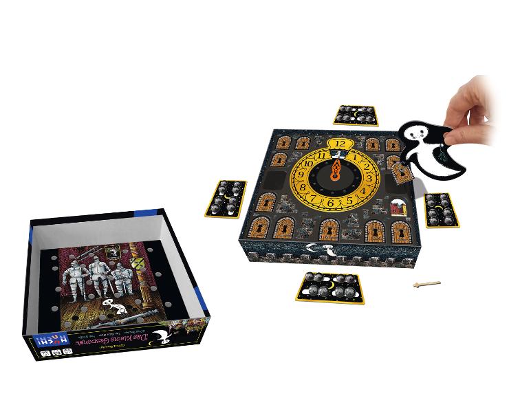 Bordspel Das kleine Gespenst: bord, geesten en ridders.