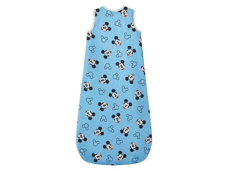 Blauwe babyslaapzak met Mickey Mouse-print