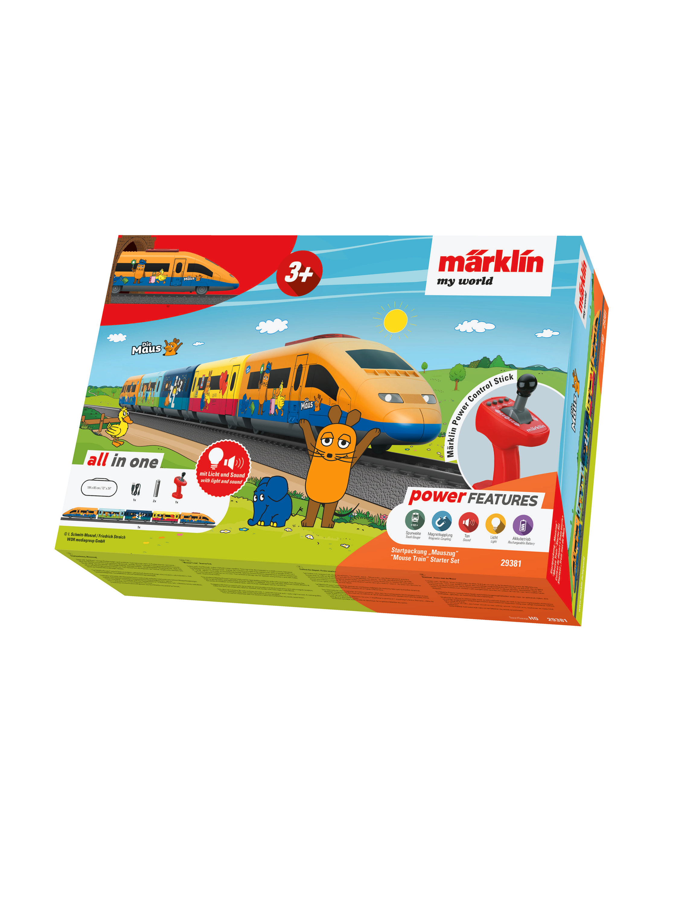 MÄRKLIN MY WORLD Startset ICE 3 Trein met de Muis, 29381