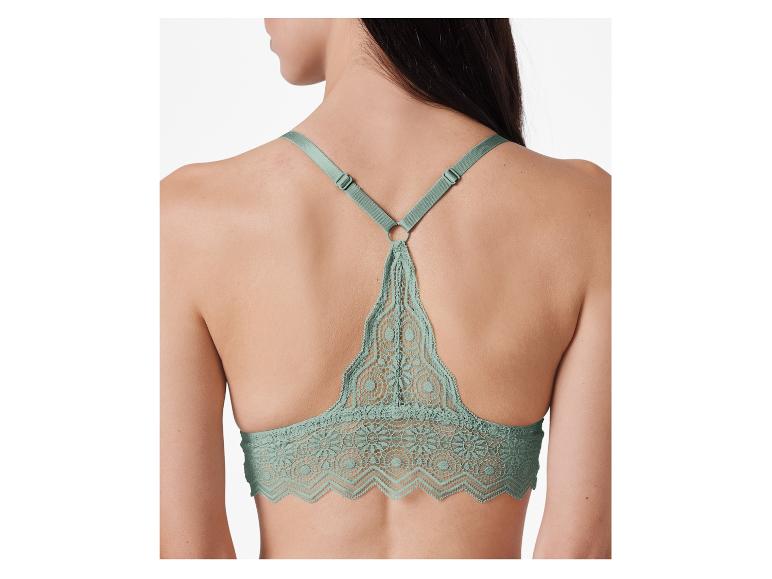 Lichtgroene kanten bh, achterkant.
