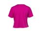 Fuchsia sport T-shirt met korte mouwen, achterkant