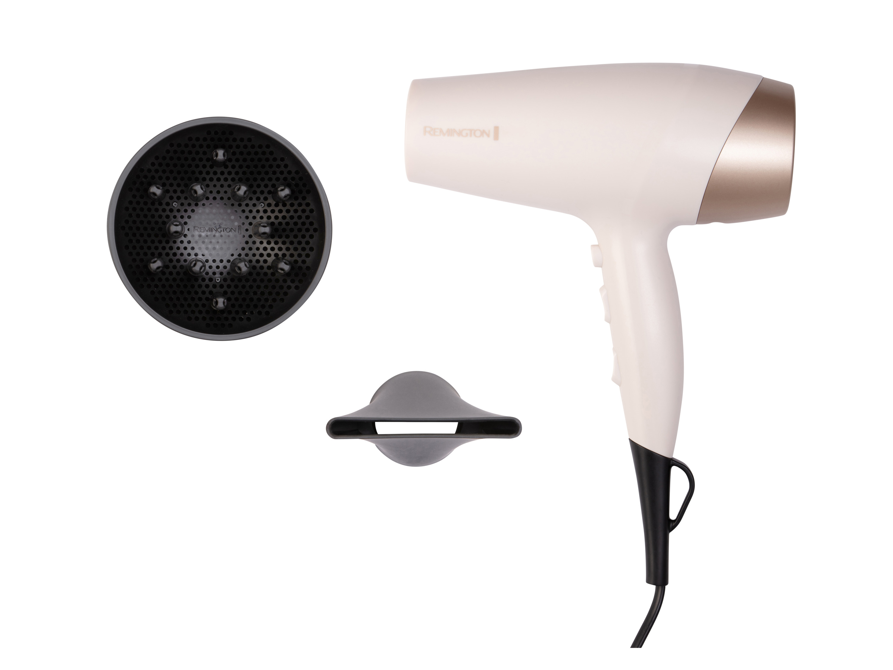 REMINGTON Föhn Shea Soft D4743, met diffuser & shea-olie