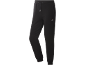 Zwarte joggingbroek met trekkoord in de taille en boorden bij de enkels.