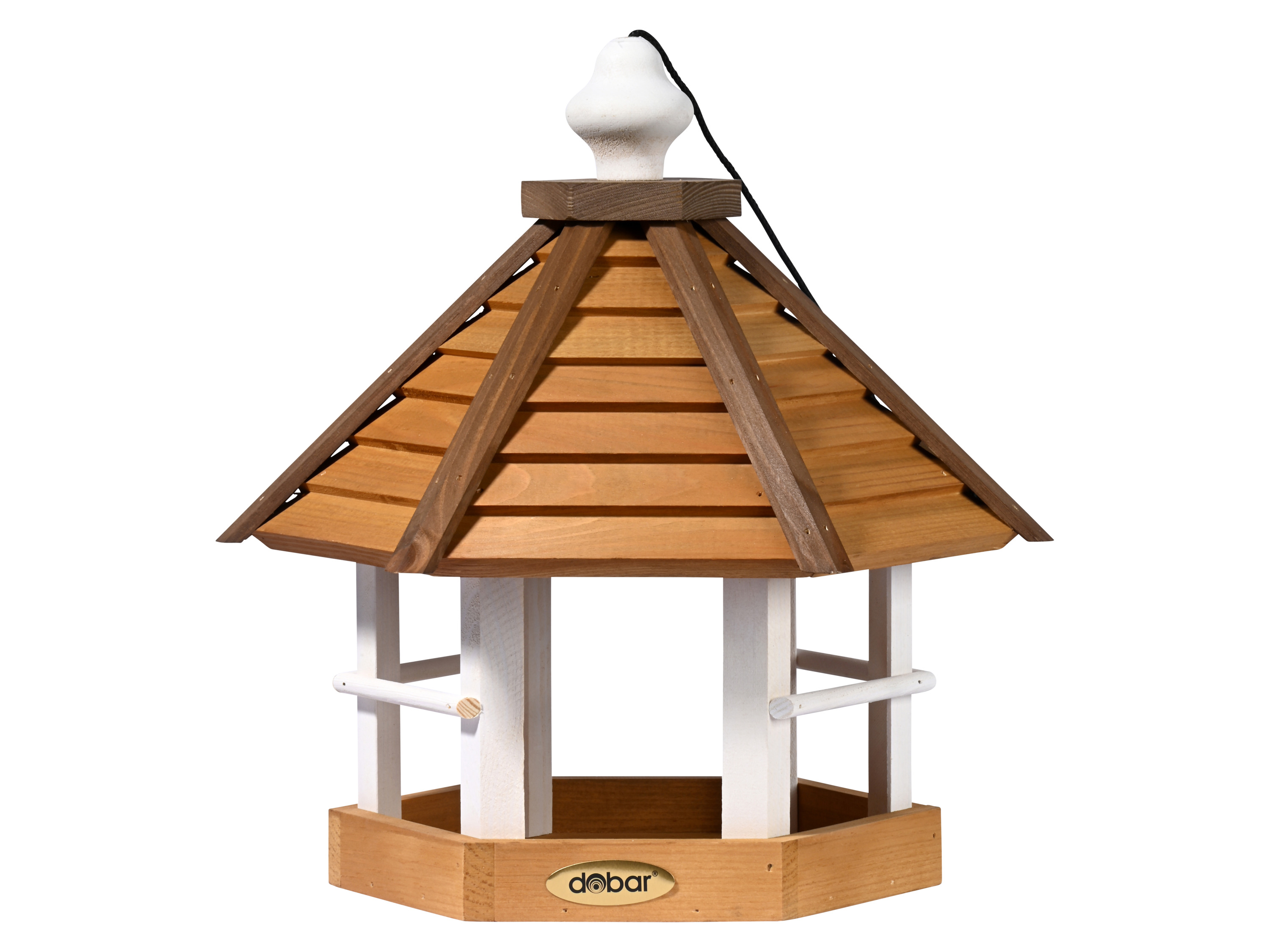 DOBAR Vogelhuisje, 6-hoekig, hangend (Herfstvruchten)