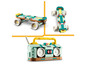 LEGO bouwset met een boombox, skateboard en twee skateboards.