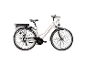 Zündapp elektrische trekkingfiets voor dames Z802, 28 inch, in wit
