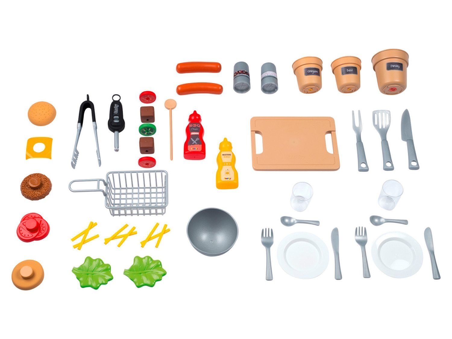 Speelgoed barbecueset voor kinderen - Een speelkeuken met rook- en
