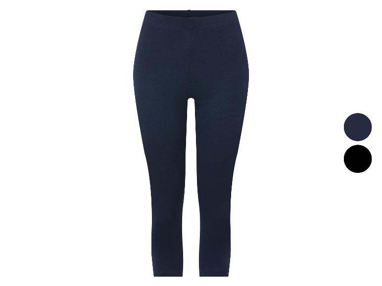 ¾ leggings, donkerblauw en zwart.