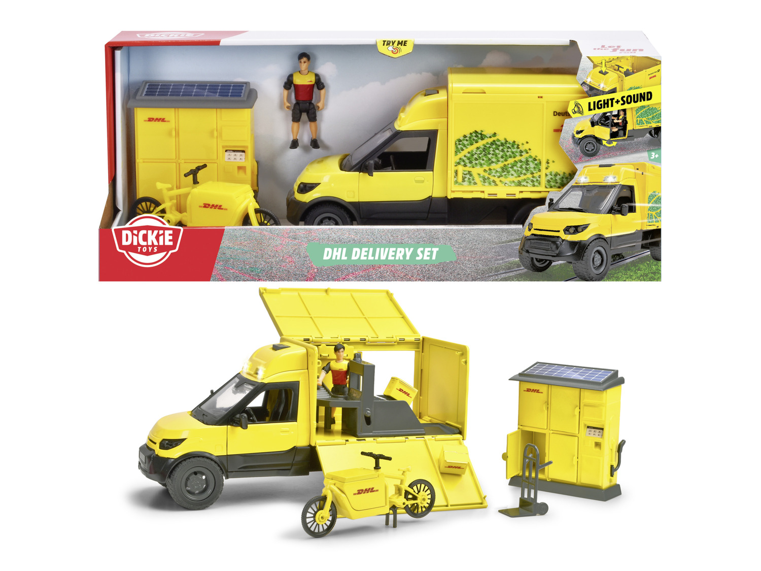 Speelgoed pakketvoertuig »DHL Delivery Set«