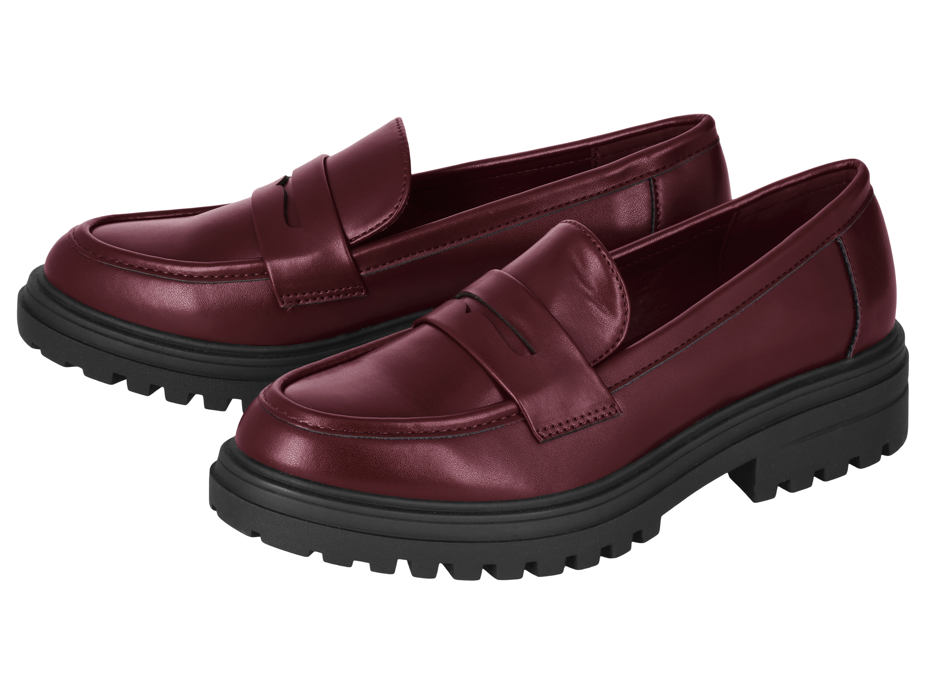 ESMARA Dames loafers (Burgundy, 40)