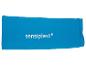 Blauwe elastische bandage met de opdruk «sensiplast»