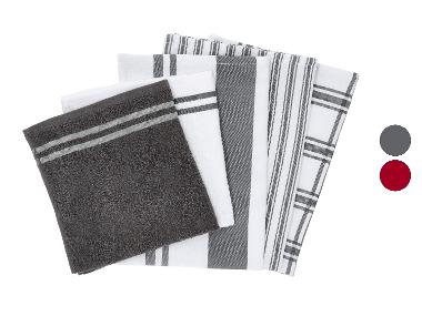 W5 Theedoek- en handdoekenset 5-delig