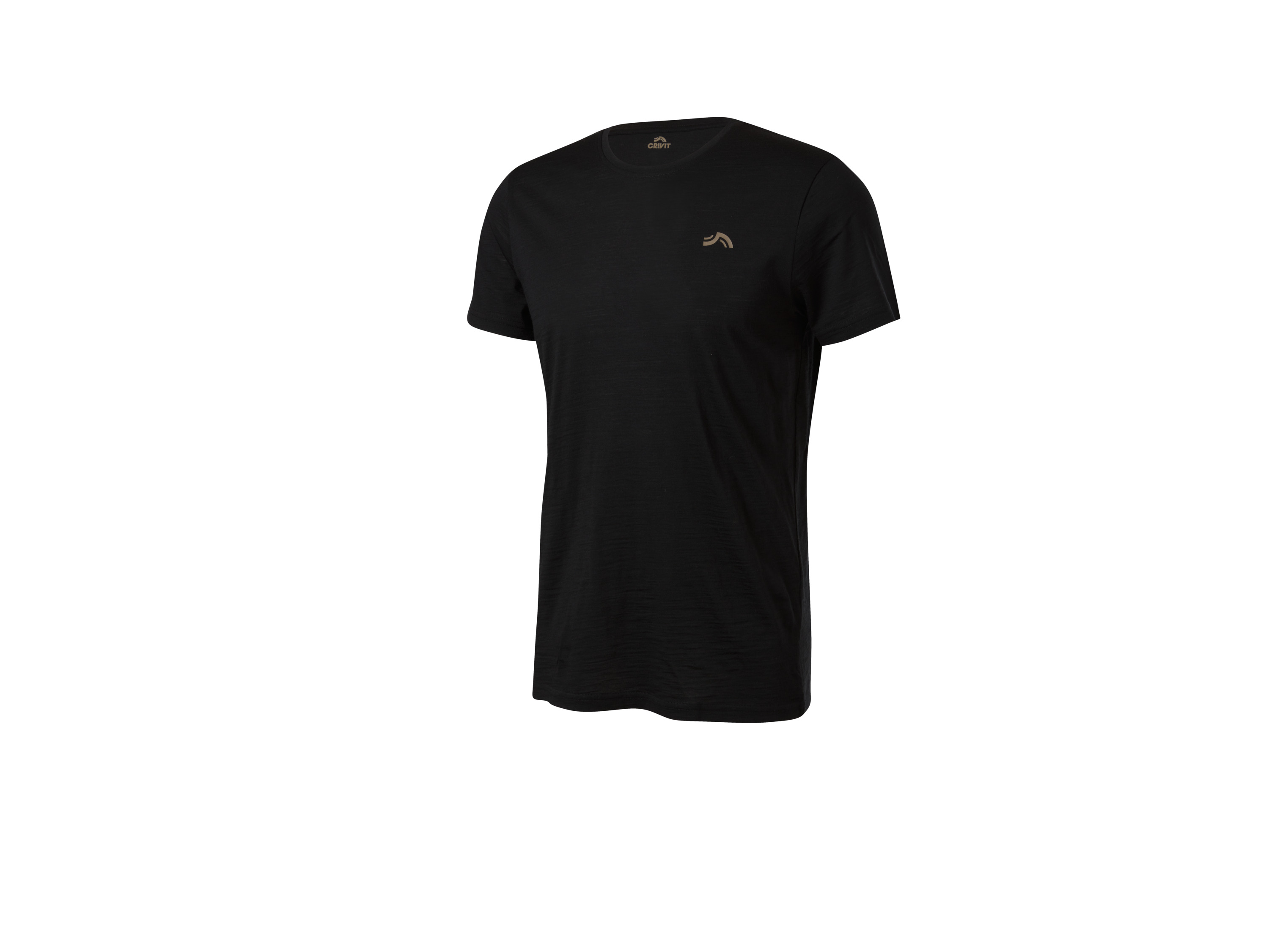 CRIVIT Heren sportshirt (Zwart, L)