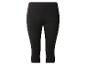 Zwarte capri legging met elastische tailleband