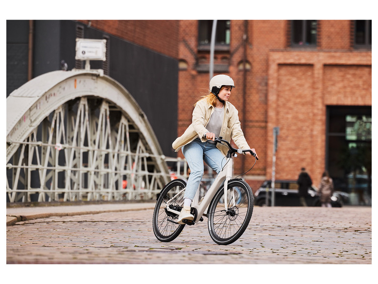 Ga naar volledige schermweergave: CRIVIT Urban E-Bike 27,5" crème - afbeelding 3
