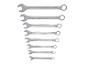 Set van acht steeksleutels met maten 19, 17, 14, 13, 12, 10, 9 en 8.