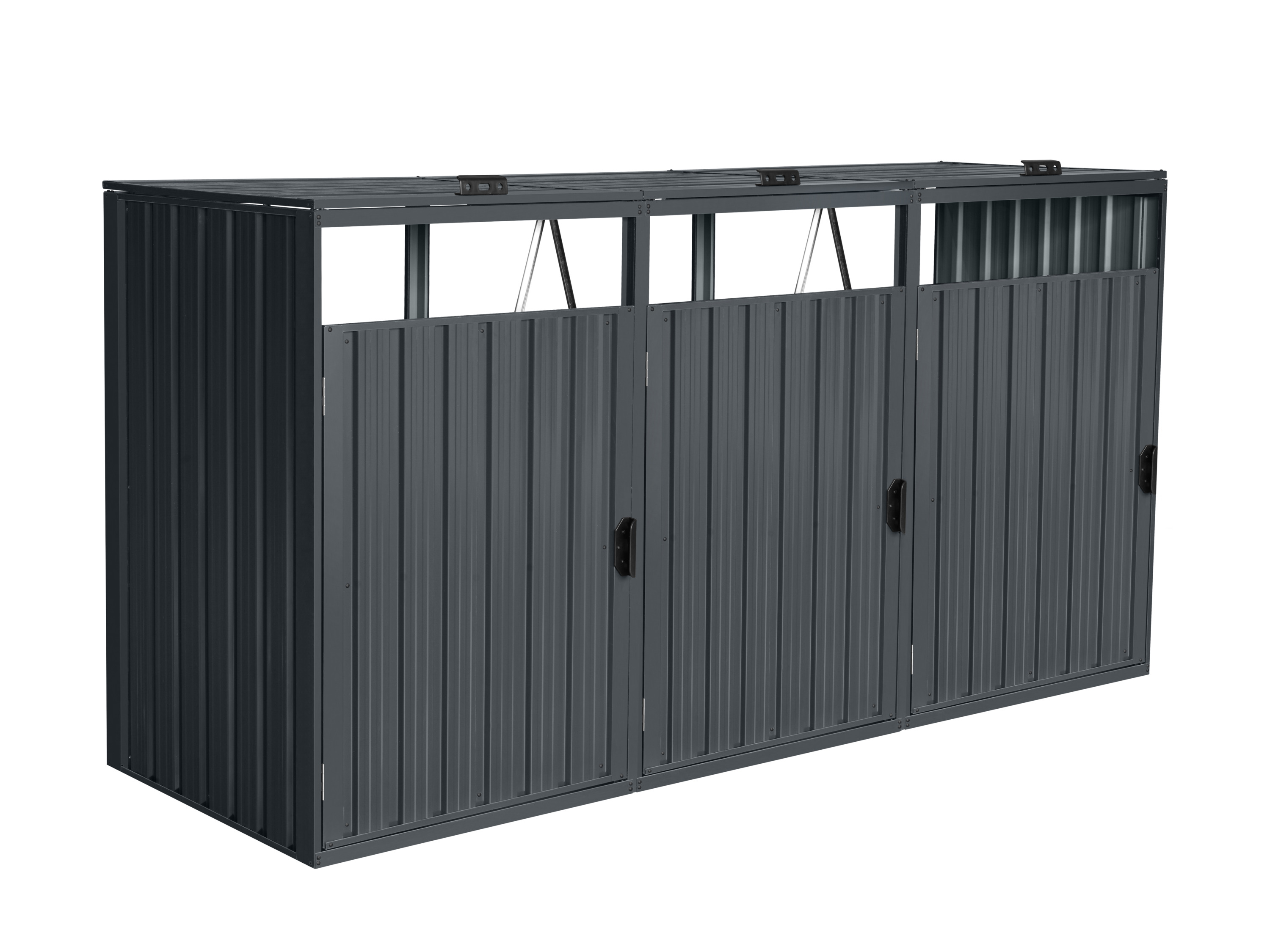 HOME DELUXE Kliko-ombouw CUBO (3 x 240 liter)