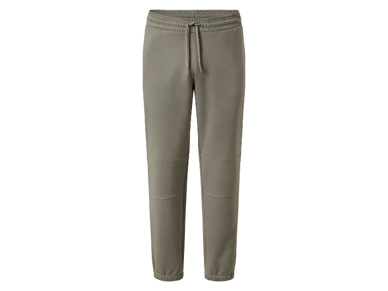 Grijze joggingbroek voor heren met trekkoord.