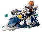 LEGO Star Wars ruimteschip met Plo Koon minifiguur en astromech droid.