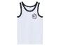 Wit kinder tanktop met Mickey Mouse logo.
