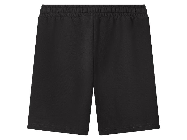 Zwarte sportshorts met elastische tailleband