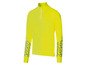 Geel sport shirt met camouflage mouwen