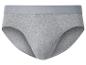 Grijze herenslip met elastische tailleband.