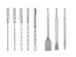 SDS hamerboor- en beitelset, inclusief boren van 5, 6, 8 en 10 mm