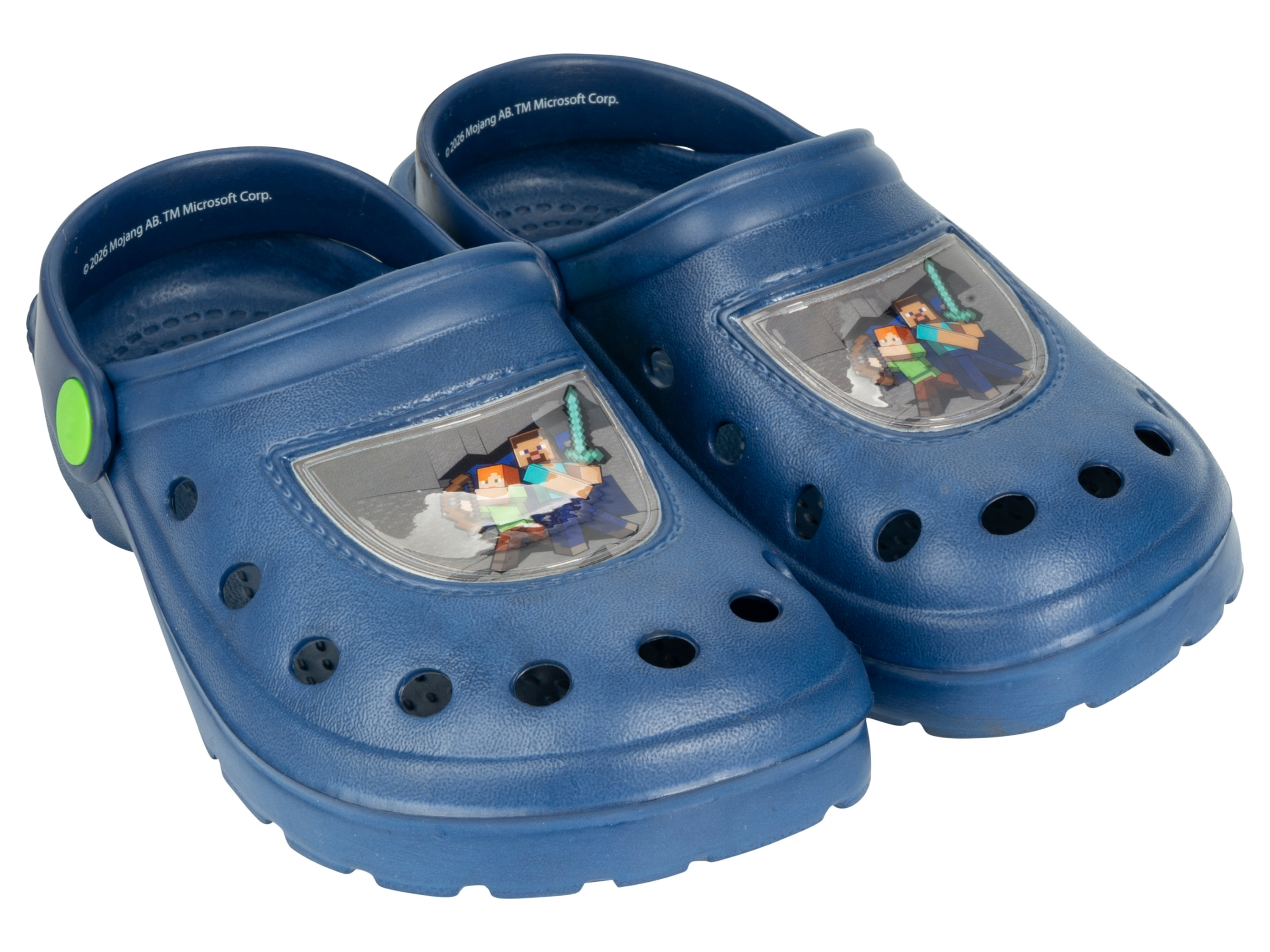 Lizenz Kinder clogs Minecraft (Marineblauw, 29/30) afbeelding