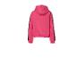 Roze hoodie met donkere zijstrepen