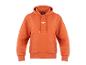 Oranje Umbro hoodie met wit logo op de borst