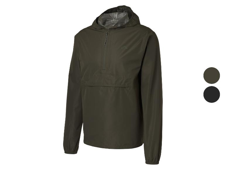 Regatta jas met capuchon in olijfgroen en zwart.