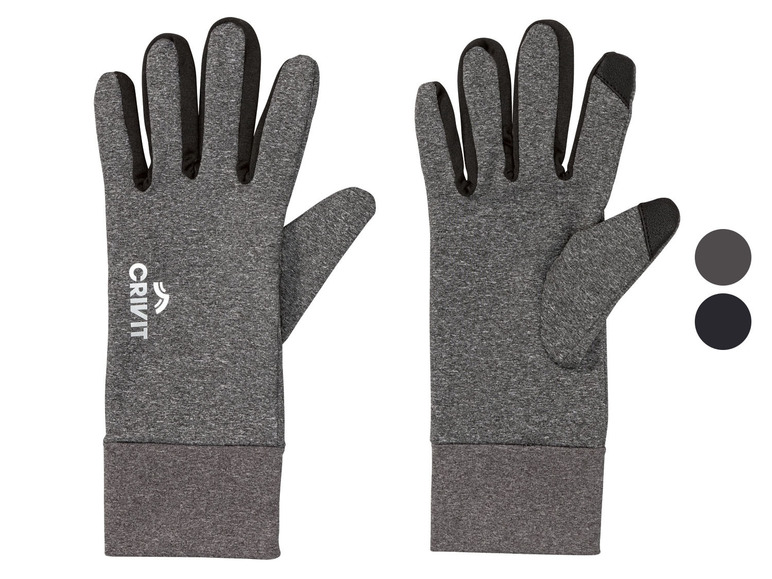 Ga naar volledige schermweergave: CRIVIT Dames / heren functionele handschoenen met touchscreen-functie - afbeelding 1