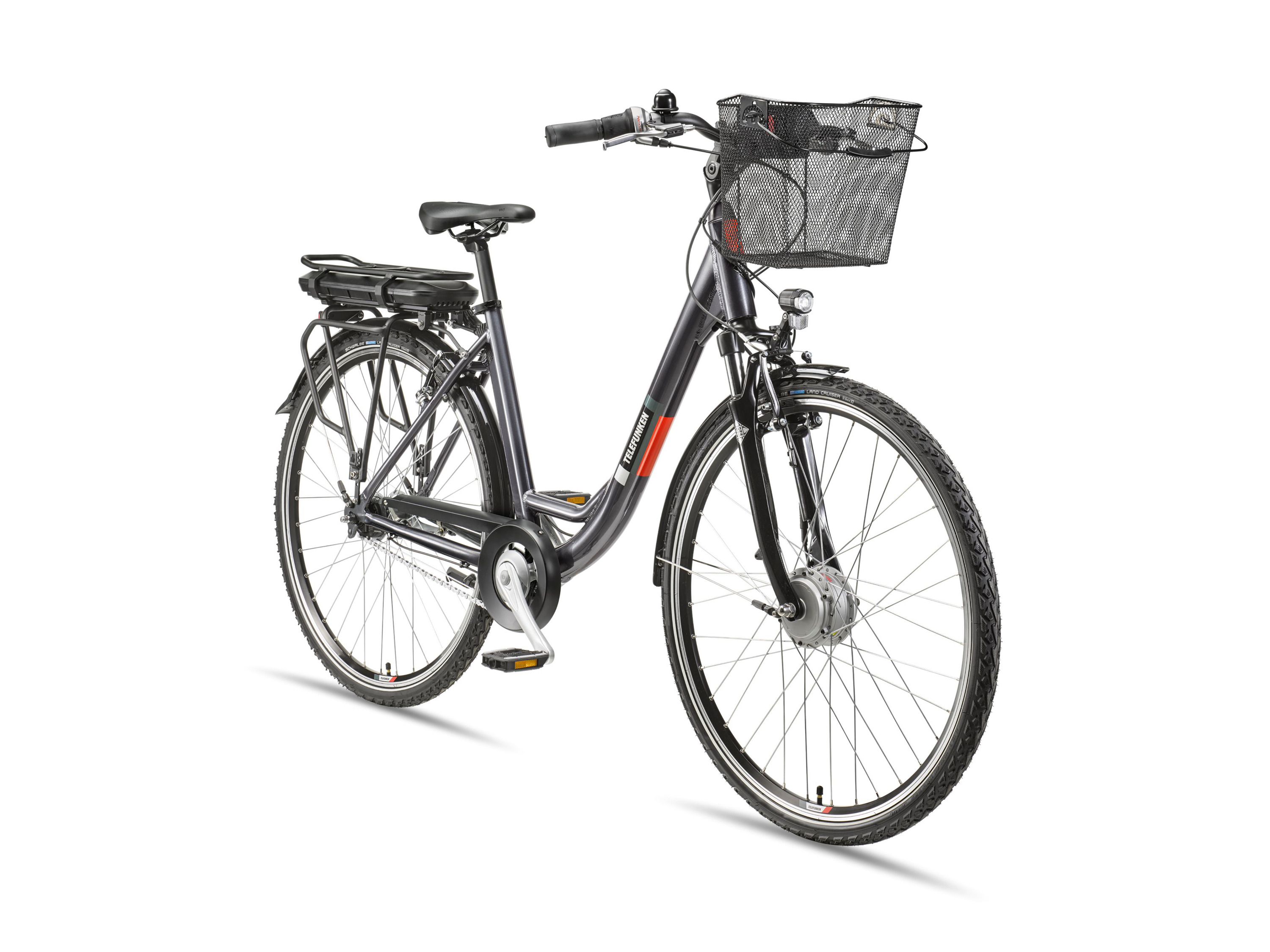 TELEFUNKEN Elektrische fiets City Multitalent RC657-S (Grijs)