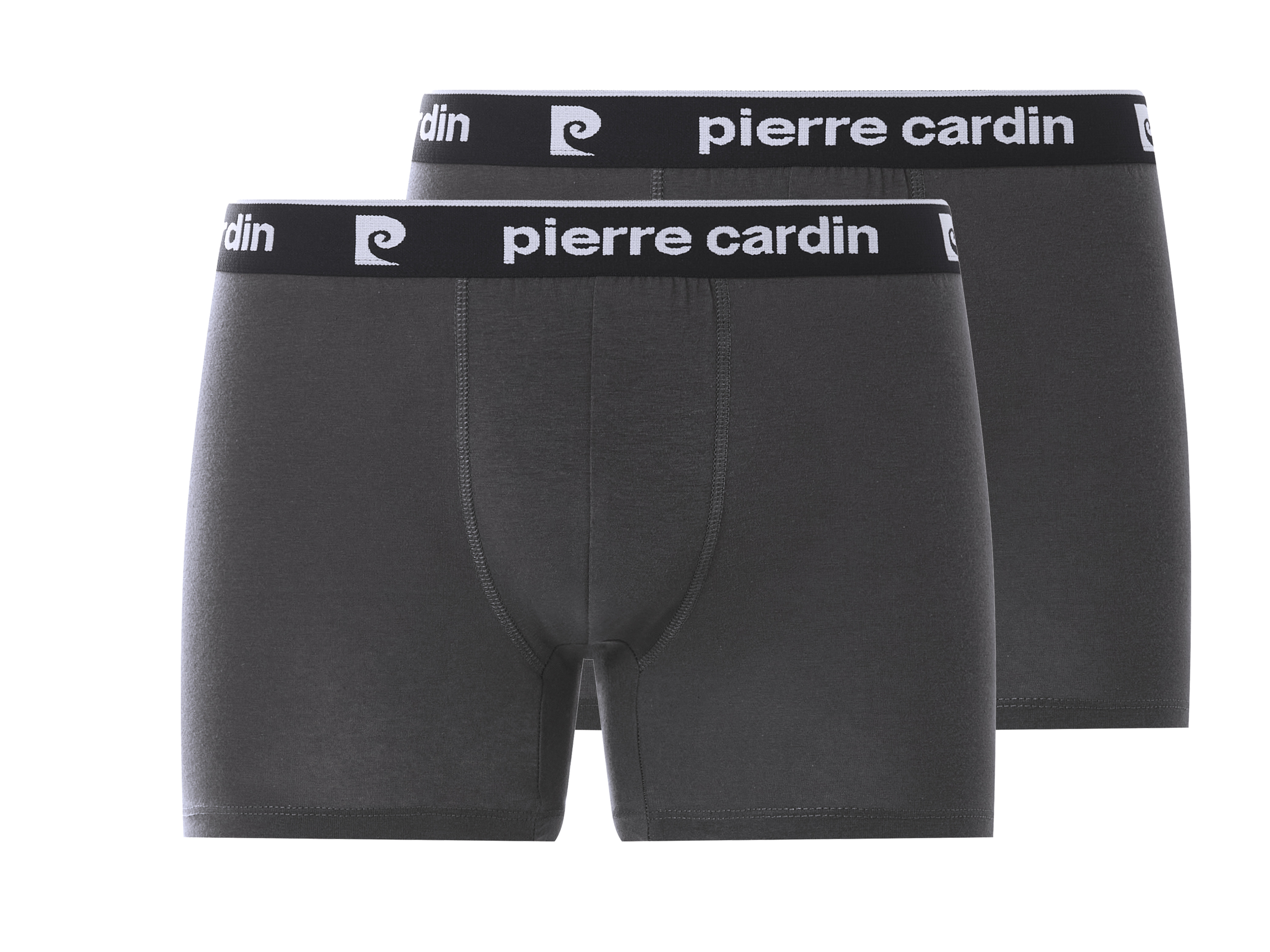 PIERRE CARDIN Set van 2 heren boxers (Antraciet, M)