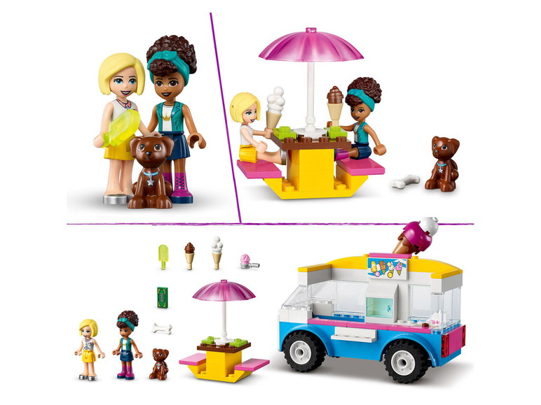 Ga naar volledige schermweergave: LEGO® Friends Ijswagen - afbeelding 3