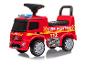 Rode brandweerauto speelgoed met nummer 112.